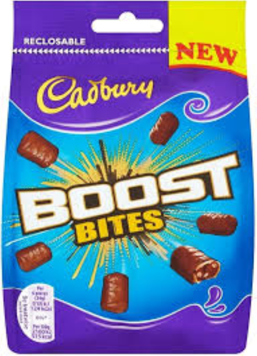 CADBURY BOOST BITES POUCH 108G